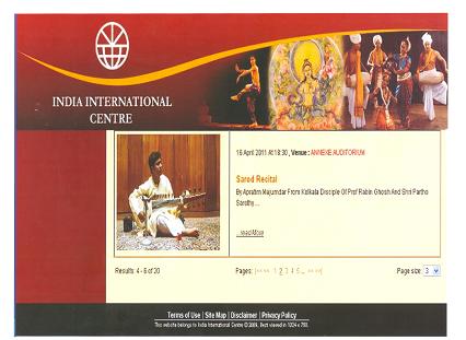 India International Centre, Delhi, 16-4-2011